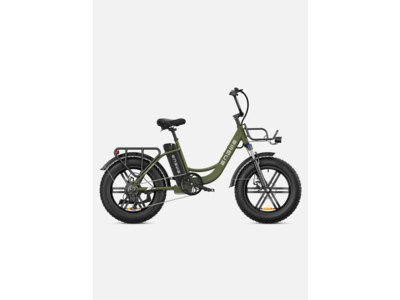 Engwe L20 Front Suspension Step-Thru E-bike One Size Pre Order For 26th Feb (Allow 5-10 days Green  click to zoom image